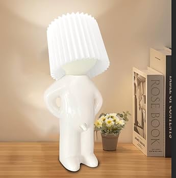 フロアスタンド TABLE LAMP SHY MAN SHOW(Propaganda) Shy Man Lamp-Creative Small Night Light LED Plug-in Table